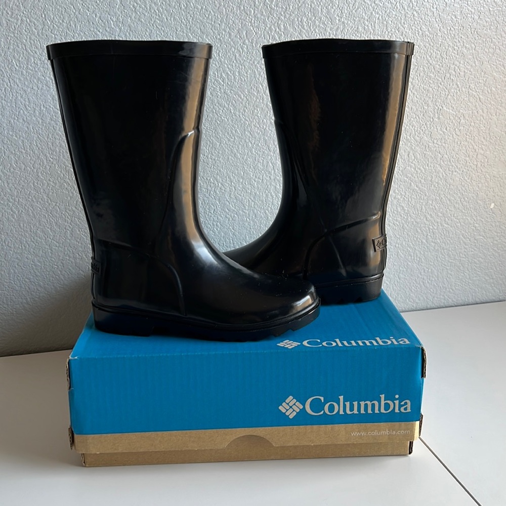 Black Rain Boots